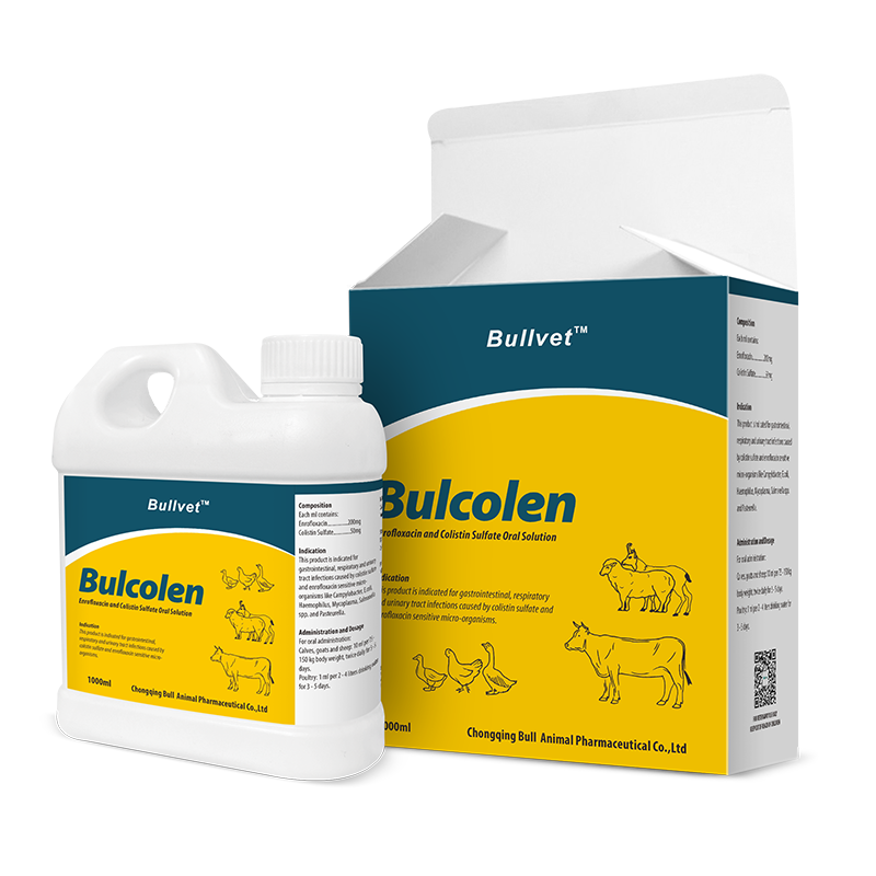 Solução Oral de Enrofloxacina e Sulfato de Colistina