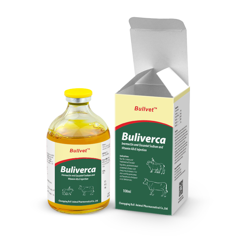 Ivermectin and Closantel Sodium and Vitamin AD3E Injection