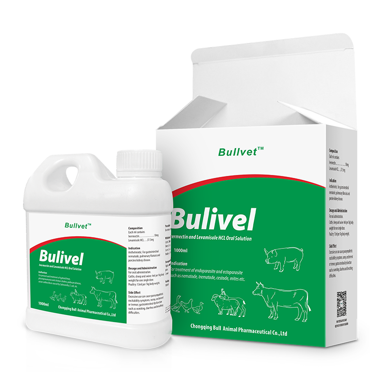 Ivermectin and Levamisole Hydrochloride Oral Solution 1%+3.75%