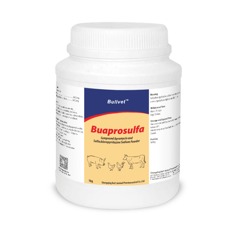 Apramycin and Sulfachloropyridazine Sodium Powder 2% + 5%