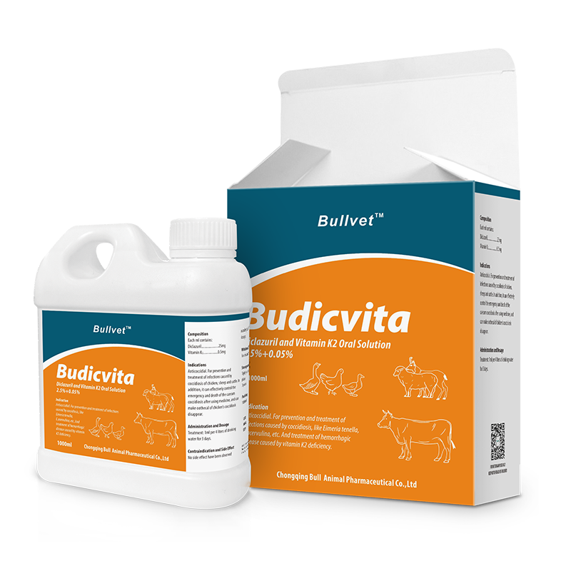 Diclazuril and Vitamin K2 Oral Solution 2.5% + 0.05%